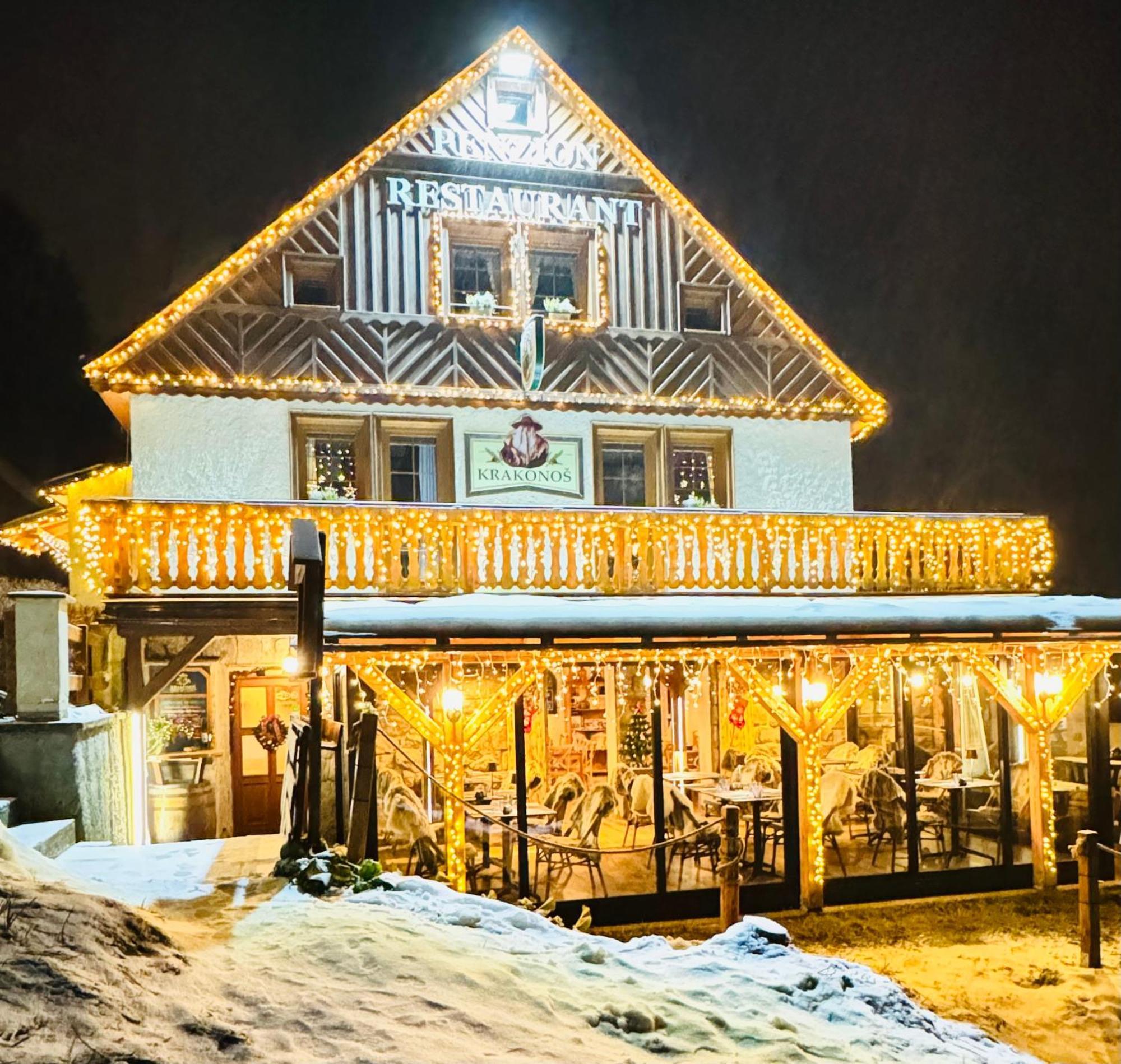 Pension & Restaurant Krakonos Harrachov Kültér fotó